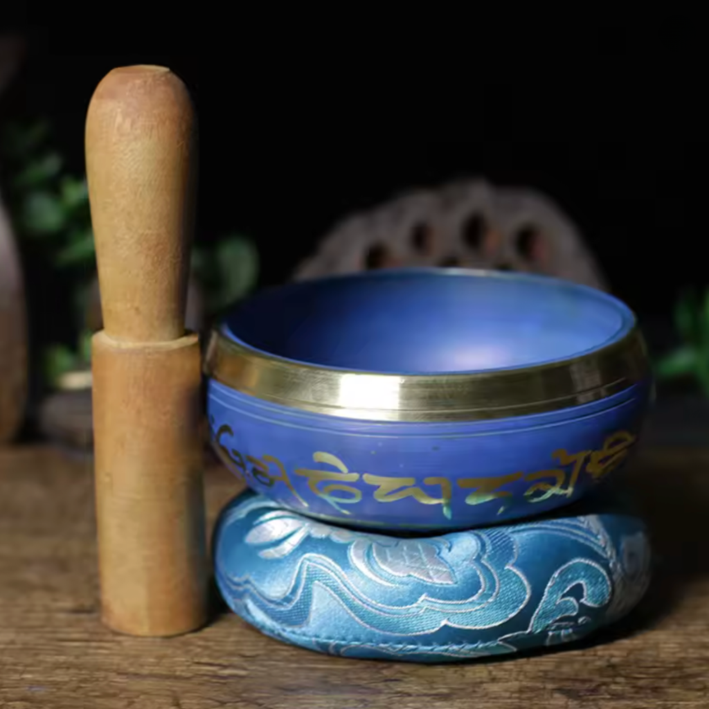 Bol tibétain bleu cuivre