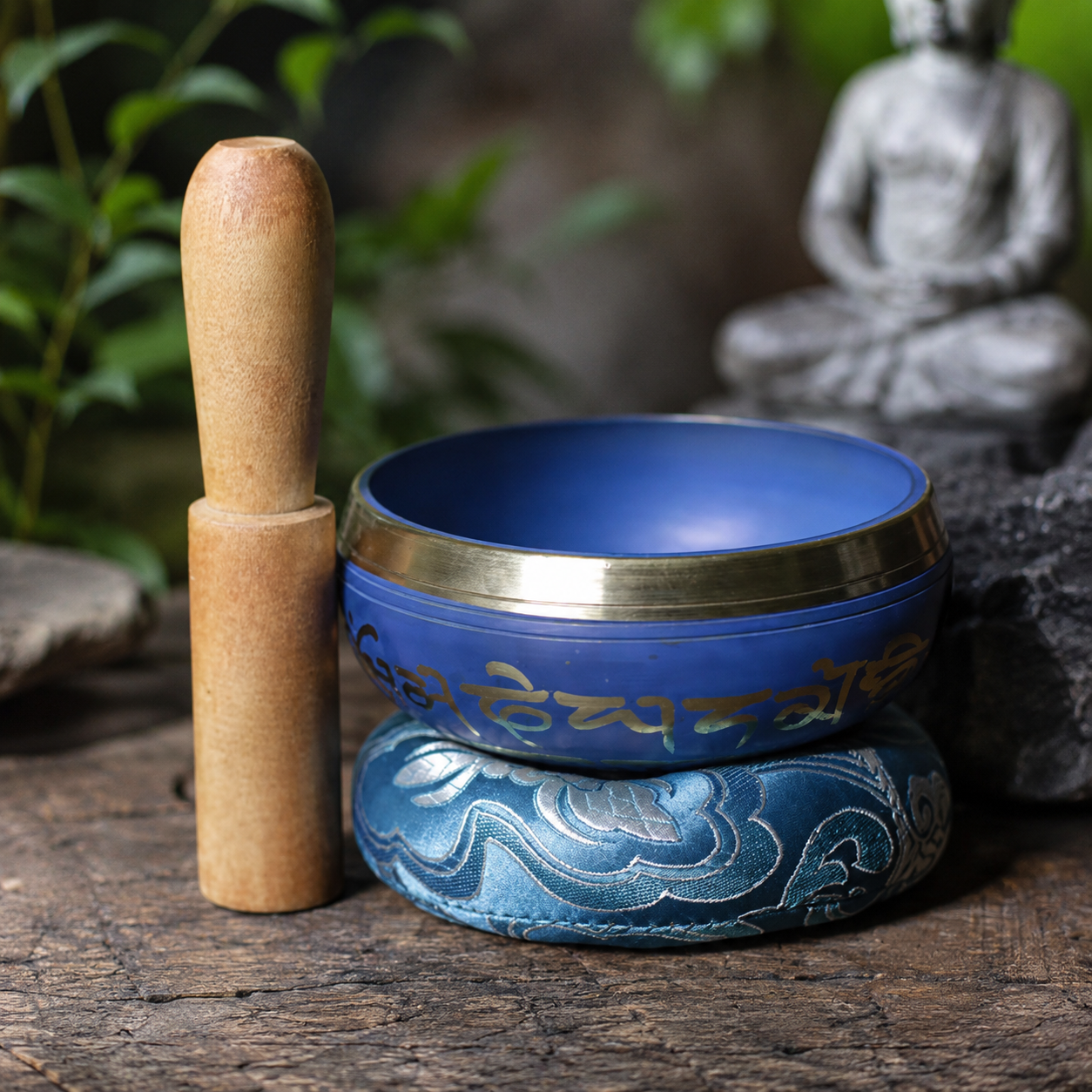 Bol tibétain bleu  Image