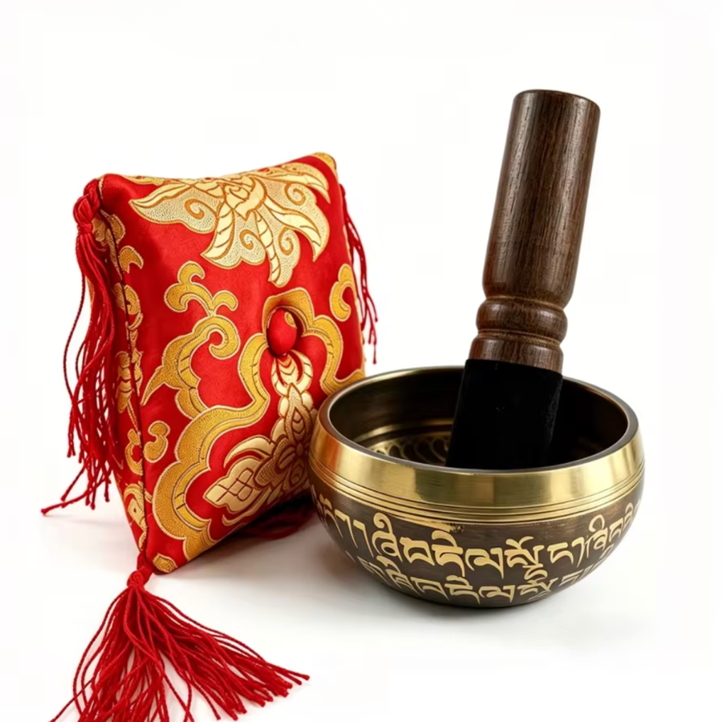 Bol tibétain cuivre accessoires