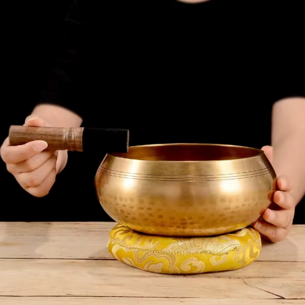 Bol tibétain métal et laiton